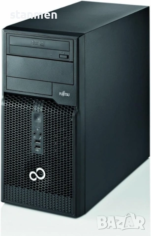 Продавам Гаранционнен компютър Fujitsu P400/4x3ghz/ssd128gb+500gb/8gb/DVDrw , снимка 2 - За дома - 53827595