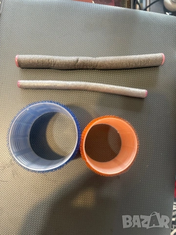 Екстеншън  естественa коса за перука  (опашка), ролки за къдрене на коса - за обем и пръчки дунапрен, снимка 7 - Аксесоари за коса - 53699285