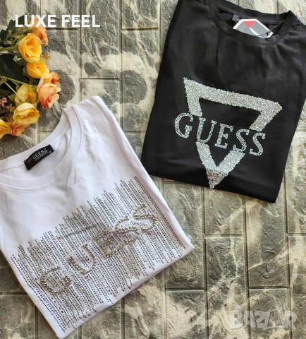 Дамски Памучни Тениски ⚜️Guess