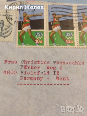 Стар пощенски плик с марки и печати USA за КОЛЕКЦИЯ ДЕКОРАЦИЯ 26559, снимка 5 - Филателия - 46127290