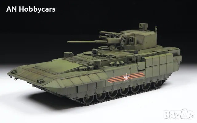 1:35 Руска тежка бойна машина на пехотата ТБBМP Т-15 с 57 мм оръдие (TBMP T-15 with 57mm Gun), снимка 3 - Колекции - 48622282