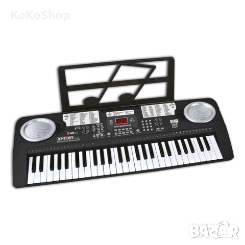 Детско пиано на стойка с 54 клавиша-70х23х68 см./синтезатор със стойка, снимка 2 - Музикални играчки - 52286117
