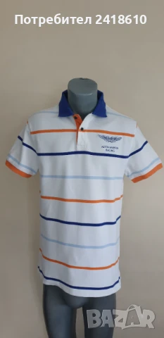 Hackett Aston Martin Pique Cotton Mens Size M  ОРИГИНАЛ! Мъжка тениска!, снимка 2 - Тениски - 51373617