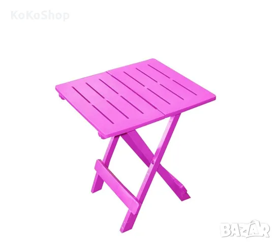 Сгъваема маса-44х50х44 см./градинска маса/маса за балкон/маса за тераса, снимка 2 - Градински мебели, декорация  - 50413749