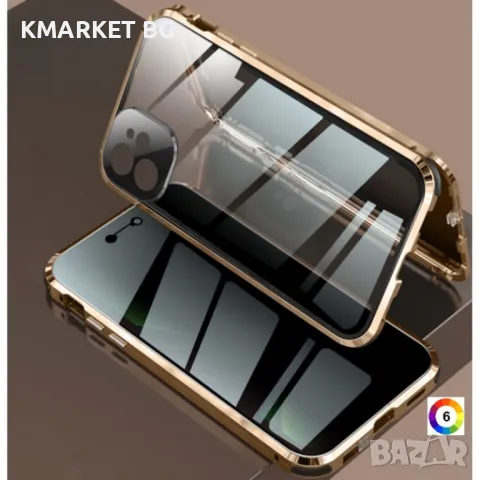 Apple iPhone 12 View Window/ Magnetic Metal Frame Калъф и Протектор, снимка 1 - Калъфи, кейсове - 48014089