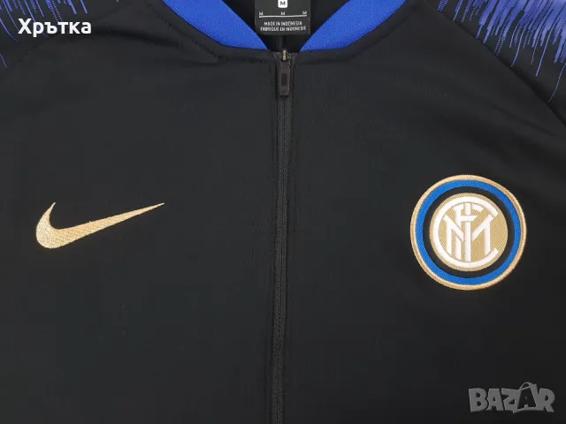 РЕЗЕРВИВАНO Nike Inter Anthem Jacket - Оригинално мъжко горнище размер M, снимка 6 - Спортни дрехи, екипи - 48826536