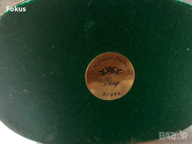 Страхотна колекционерска статуетка маркировка Leonardo Pony, снимка 7 - Антикварни и старинни предмети - 53436240