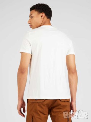 Мъжка тениска Alex Mustang, 100% памук, Бяла, XXL, снимка 2 - Тениски - 45528489