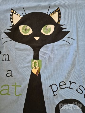 блузка с коте Радис, снимка 2 - Тениски - 46225828