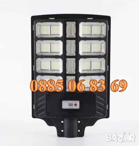Улична соларна LED лампа 1000W, градинска соларна лампа с 20 секции, снимка 2 - Соларни лампи - 49328265