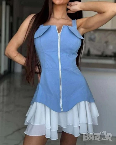 къси рокли с цип , снимка 3 - Рокли - 50876659