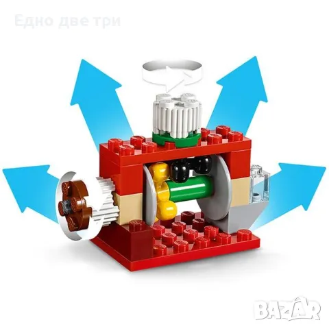 Lego Classic Тухлички и зъбни колела, Тухлички и Къщи, снимка 9 - Образователни игри - 49363420