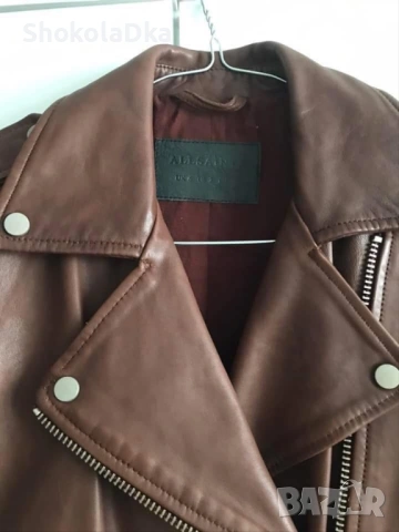 Allsaints кожено яке , снимка 3 - Якета - 49261647