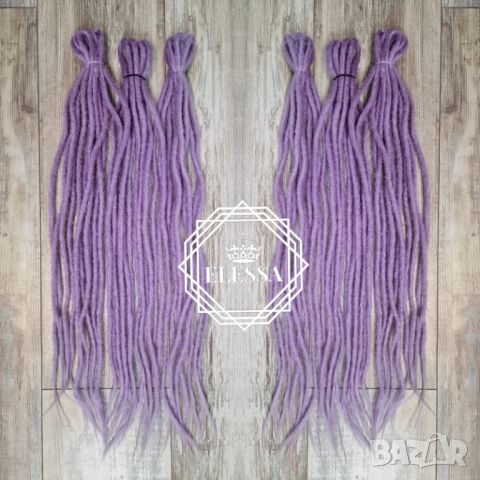 👑 💗Двойни Расти / Дредове за Коса Дизайн - Double Ended Dreadlock КОД : 0291💗 👑 💋, снимка 6 - Аксесоари за коса - 45415023