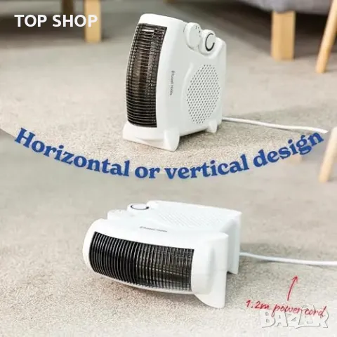 Нов 2000W Керамичен електрически отоплител Russell Hobbs Печка Духалка, снимка 8 - Отоплителни печки - 49658540