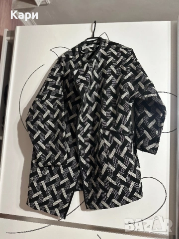 Дамско палтенце карирано