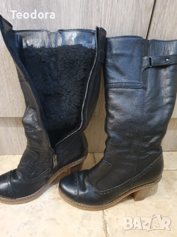 Дамски ботуши от естествена кожа, снимка 2 - Дамски ботуши - 52670133