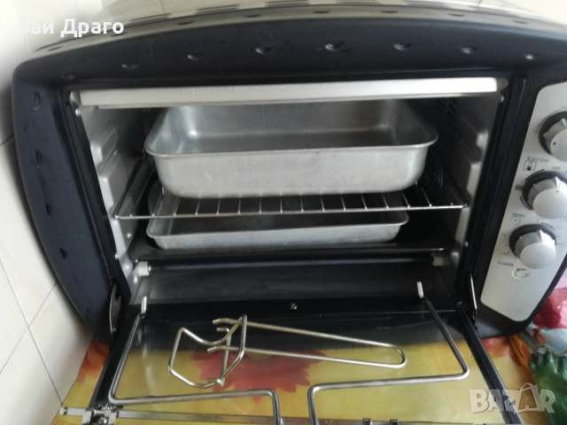 Вентилаторна мини фурна с грил 22L, снимка 2 - Печки, фурни - 52154832