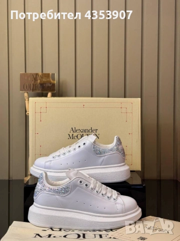  Alexander McQueen дамски кецове, снимка 9 - Кецове - 53347476