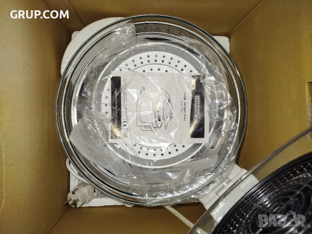 Компактна халогенна фурна Cookshop  и еър фрайър 2в1 , 1400W, 11 л ЧИСТО НОВА , снимка 4 - Печки, фурни - 53665670