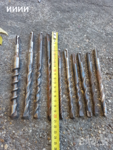 Свредло за бетон 10 бр SDS plus