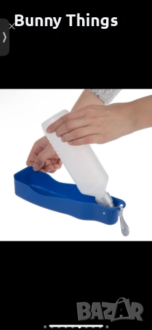 Шише за вода с поилка, снимка 4 - За кучета - 53407832