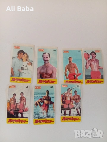 ЛОТ Картинки от дъвки Спасители на плажа Baywatch 3(ersa)