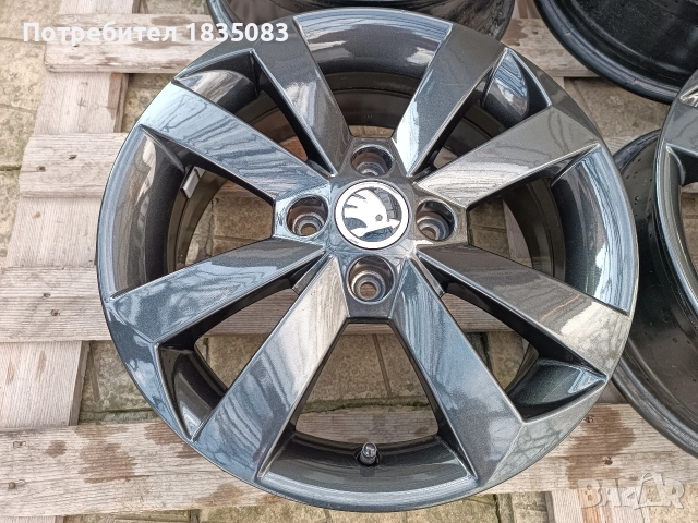 Лети джанти 15ки 4х100 Skoda, снимка 5 - Гуми и джанти - 52821902