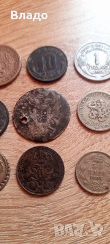 Лот стари български и чужди монети , снимка 6 - Нумизматика и бонистика - 45707089