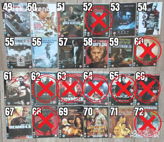 Екшън Филми DVD's - Оригинални Дискове на Английски Език - 5 лв/бр , снимка 4 - Екшън - 47015417
