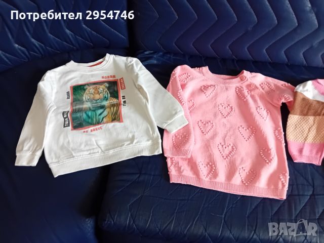 Лот блузи 18-24 м., снимка 6 - Бебешки пижами - 45543724