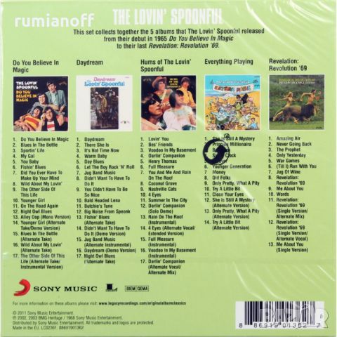 The Lovin' Spoonful – Original Album Classics / 5CD Box Set, снимка 2 - CD дискове - 45108713