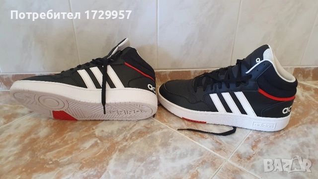 Аdidas Hoops 3.0 Mid Top Youth Basketball , снимка 3 - Маратонки - 52139338