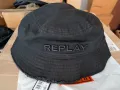 Нова шапка  REPLAY Bucket Heavy Cotton Twill Broken Part Hat, оригинал, снимка 4