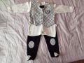 блуза с дълъг ръкав и ритънки , снимка 1 - Комплекти за бебе - 45527939