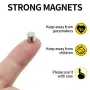 Неодимов магнит 6x6mm МАГНИТ неодимов N52, magnit от moqtmagazi n. co m (Моят магазин), снимка 1