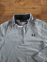 Under Armour Armour Fleece 1/2 Zip - страхотна мъжка блуза Л, снимка 3