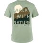 Дамска тениска Fjall Raven - Nature, в цвят Sage Green, снимка 2