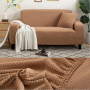 Еластичен калъф за диван "Комфорт", бежово, снимка 8
