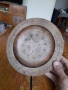 Стара декоративна дървена чиния, снимка 2