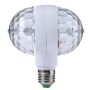 Диско LED лампа, въртяща се крушка - автоматично въртене с кристални топки, снимка 2