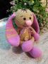 Плетена играчка Заек-Беби 2, Плетени, ръчно изработени, прекрасен подарък, снимка 7