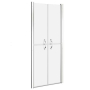 vidaXL Врата за душ, матирано ESG стъкло, 96x190 см(SKU:148797