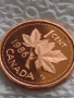 Лот монети 12 броя Канадски долари, центове непипани мат гланц перфектно състояние 42642, снимка 13