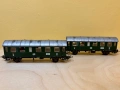 Два пътнически вагона Lima 1-ва и 2-ра класа администрация DB влак, влакче, локомотив, снимка 4