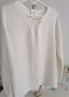 Прекрасна бяла плетена блуза, снимка 1 - Блузи с дълъг ръкав и пуловери - 45359871