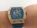 ЧИСТО НОВ ! Мъжки часовник "Richard Mille" (Tiger & Dragon), снимка 9