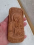 Стара восъчна икона религия богородица, снимка 4