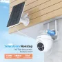 YESKAMO 3MP Ultra HD акумулаторна WiFi камера със соларен панел, снимка 9