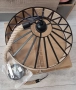 Винтидж полилей с метална рамка , снимка 5